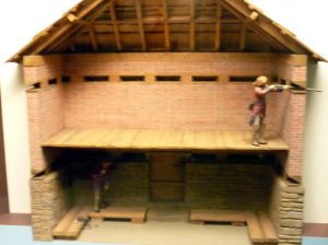 3) Scale Model Blockhouse Interior