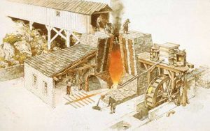 Iron Furnace, drawing from Furnace Town Investigation